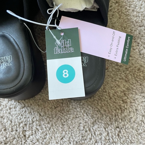 a new days black slides/sandals size 8 - Picture 5 of 8